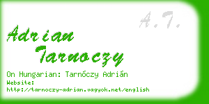 adrian tarnoczy business card